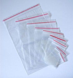 Túi zipper nhựa trong đóng hàng